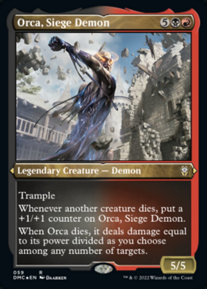 Orca, Siege Demon - Foil-Etched