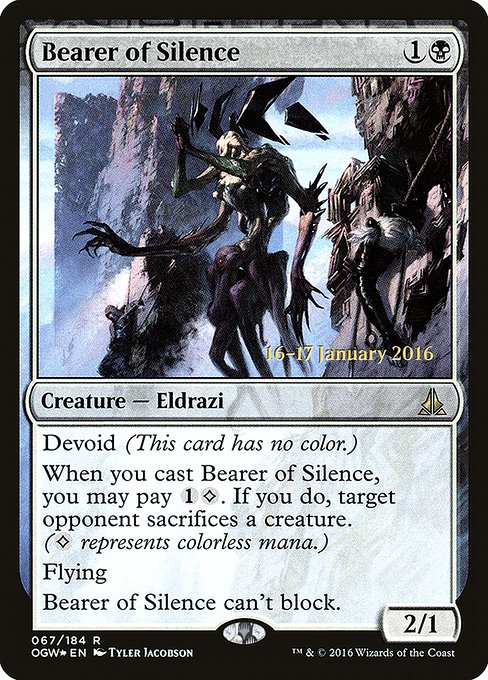 Bearer of Silence - Foil - Prerelease Promo