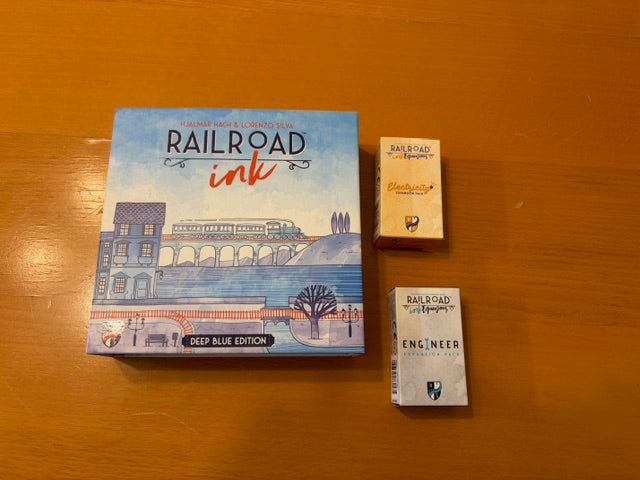 Railroad Ink (Blue) + 2 mini expansions