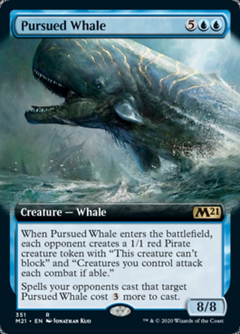 Pursued Whale - Foil