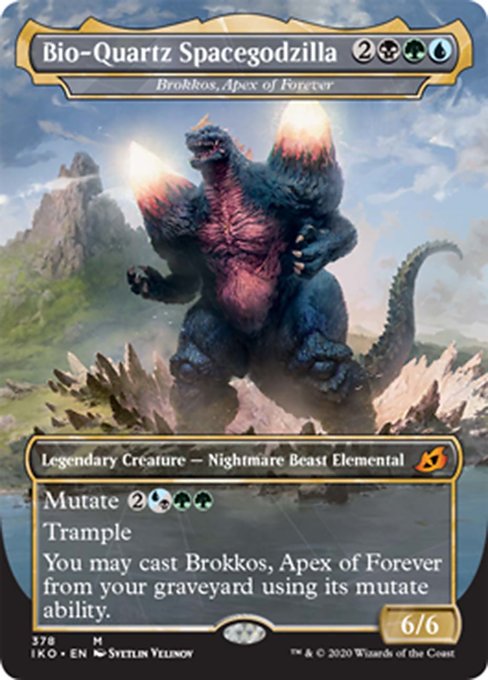 Brokkos, Apex of Forever (Bio-Quartz Spacegodzilla) - Foil