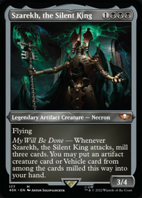 Szarekh, the Silent King (177) - Surge Foil Display Commander