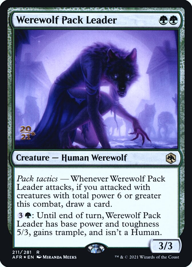 Werewolf Pack Leader - Foil - Prerelease Promo