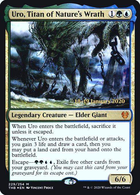 Uro, Titan of Nature's Wrath - Foil - Prerelease Promo