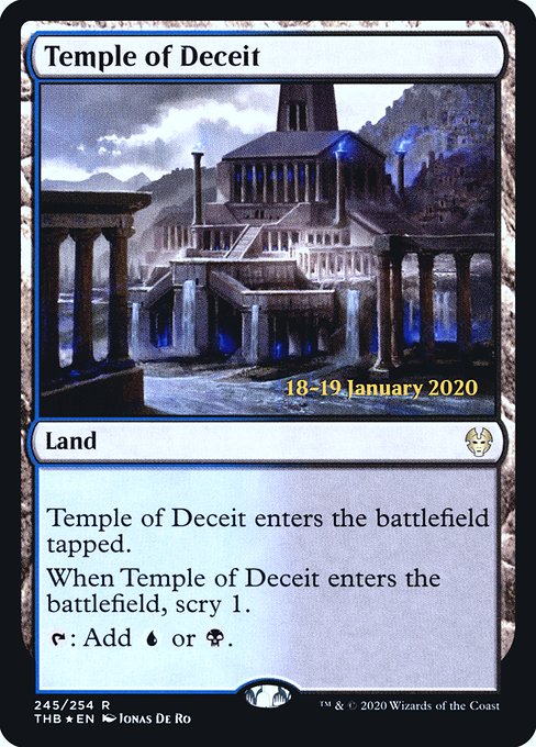Temple of Deceit - Foil - Prerelease Promo