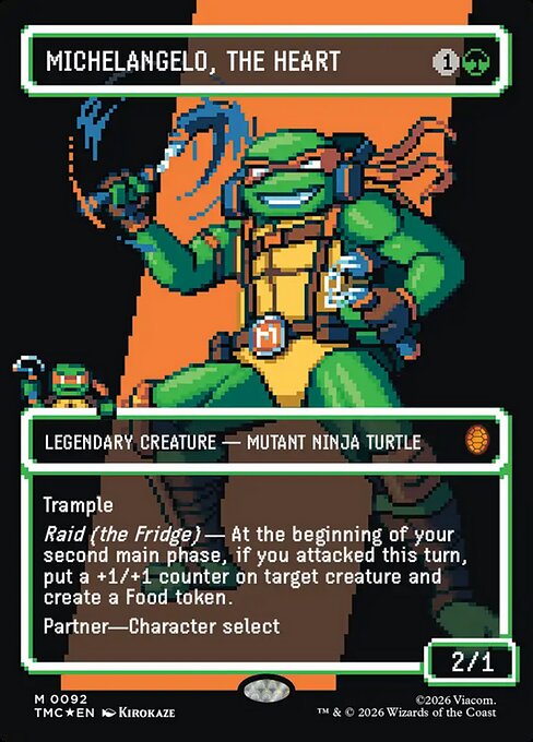 Michelangelo, the Heart - Surge Foil