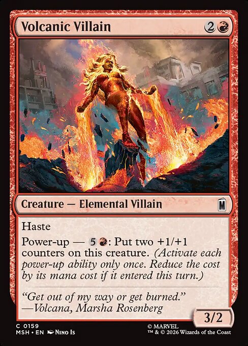Volcanic Villain - Foil