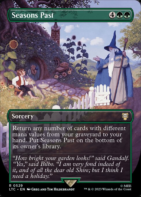 Seasons Past - Silver Foil