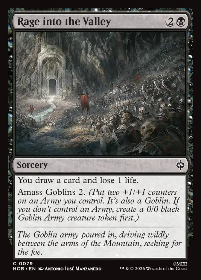 Rage into the Valley - Foil
