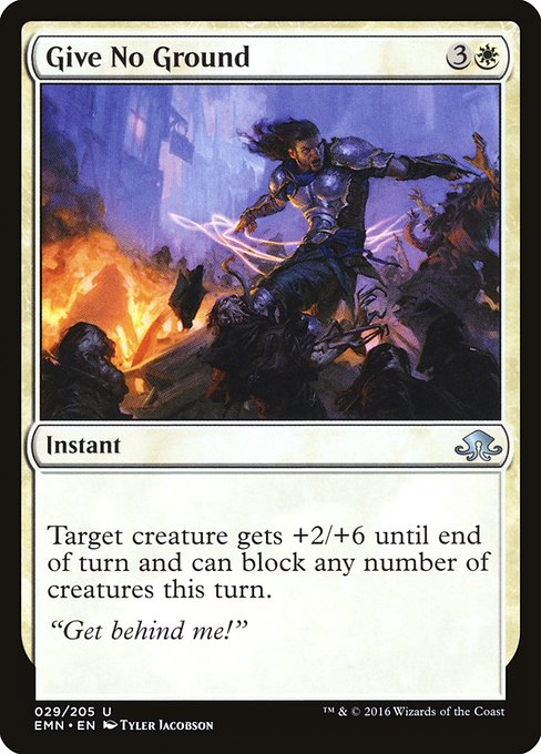 Give No Ground - Foil