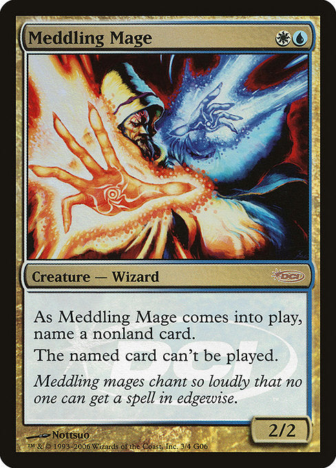 Meddling Mage - Foil - Judge Promo