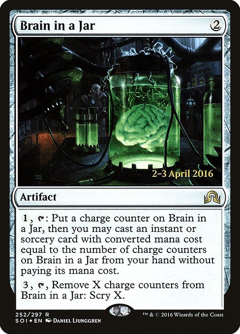 Brain in a Jar - Foil - Prerelease Promo