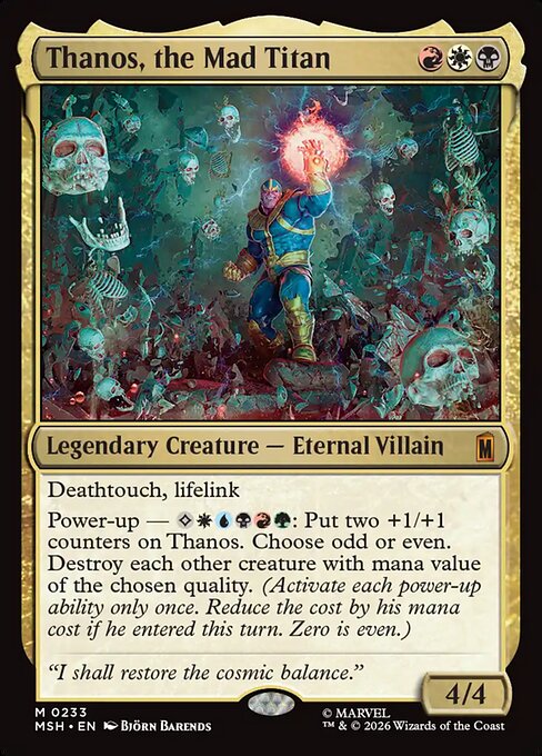 Thanos, the Mad Titan - Foil