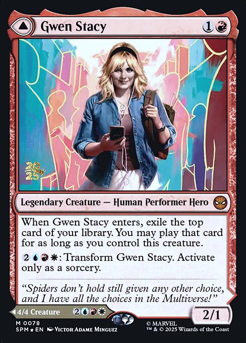 Gwen Stacy - Foil - Prerelease Promo