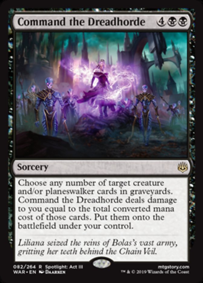 Command the Dreadhorde - Foil