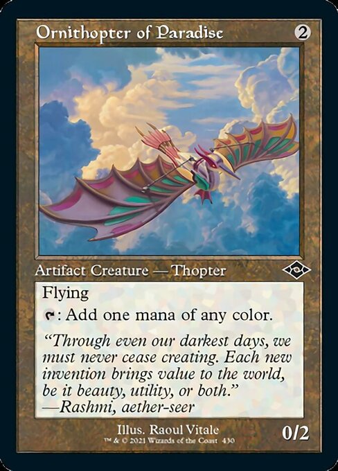 Ornithopter of Paradise - Foil-Etched