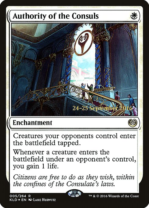 Authority of the Consuls - Foil - Prerelease Promo