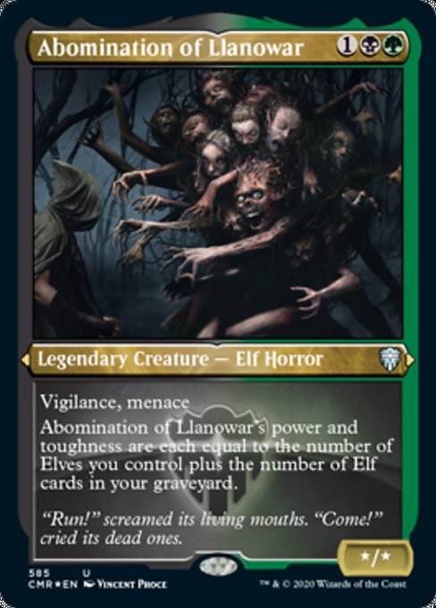 Abomination of Llanowar - Foil-Etched