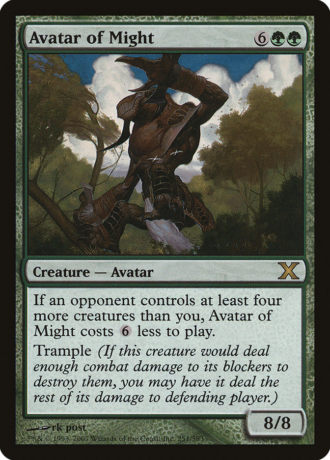 Avatar of Might - Foil