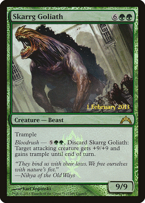 Skarrg Goliath - Foil - Prerelease Promo