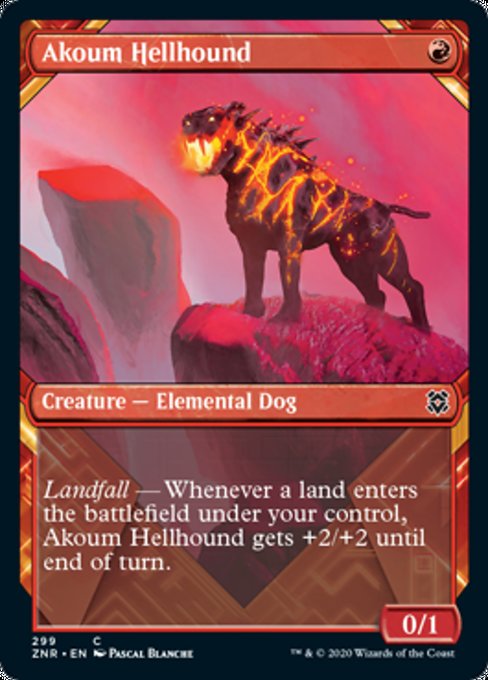 Akoum Hellhound - Foil