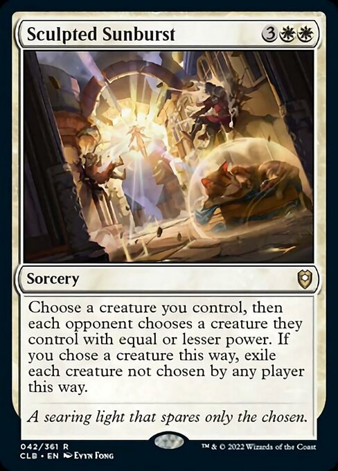 Sculpted Sunburst - Foil