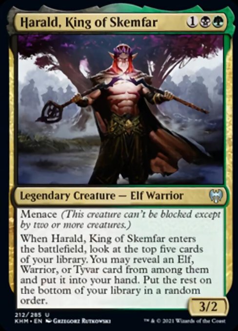 Harald, King of Skemfar - Foil