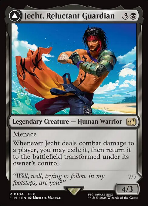 Jecht, Reluctant Guardian - Foil
