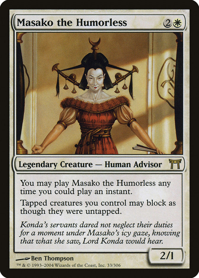 Masako the Humorless - Foil