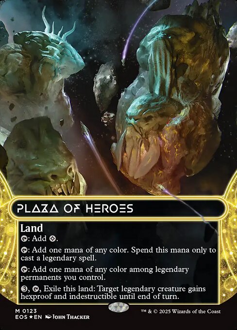 Plaza of Heroes - Galaxy Foil