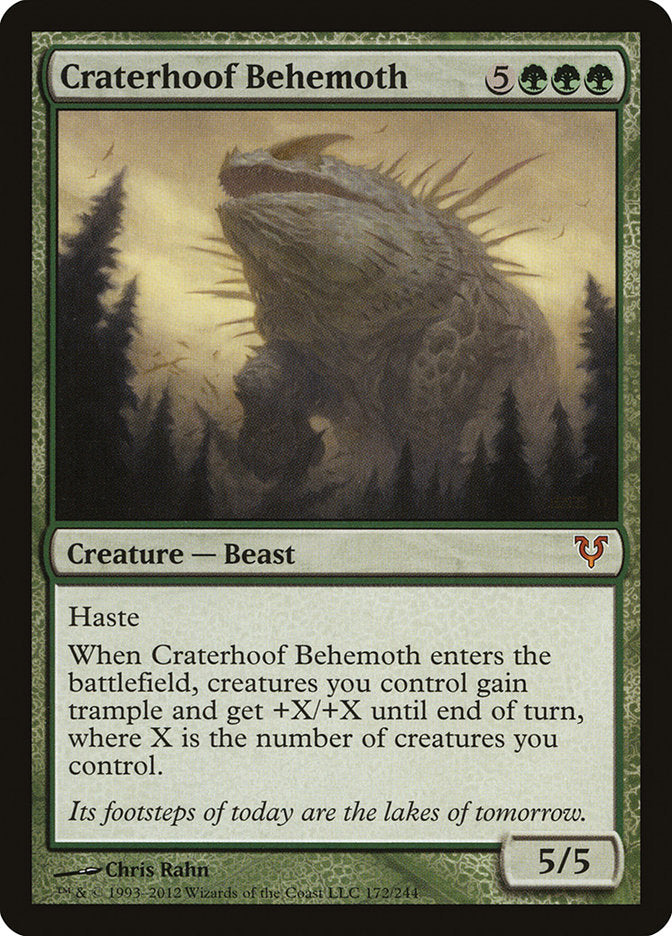 Craterhoof Behemoth - Foil
