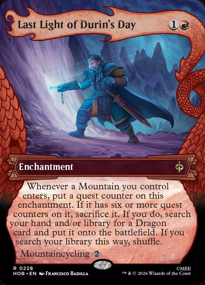 Last Light of Durin's Day - Foil