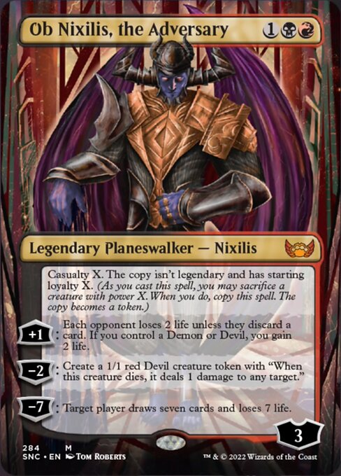 Ob Nixilis, the Adversary - Foil