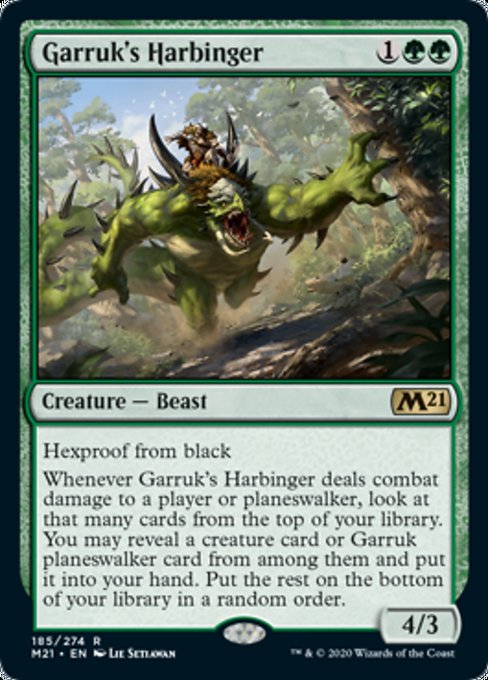 Garruk's Harbinger - Foil