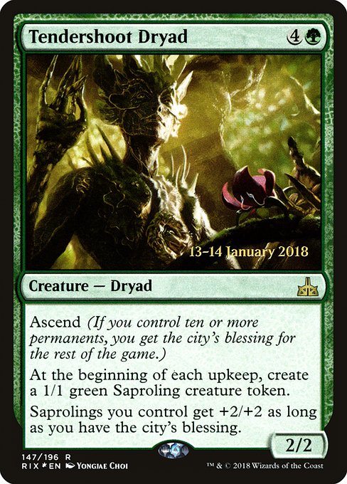 Tendershoot Dryad - Foil - Prerelease Promo