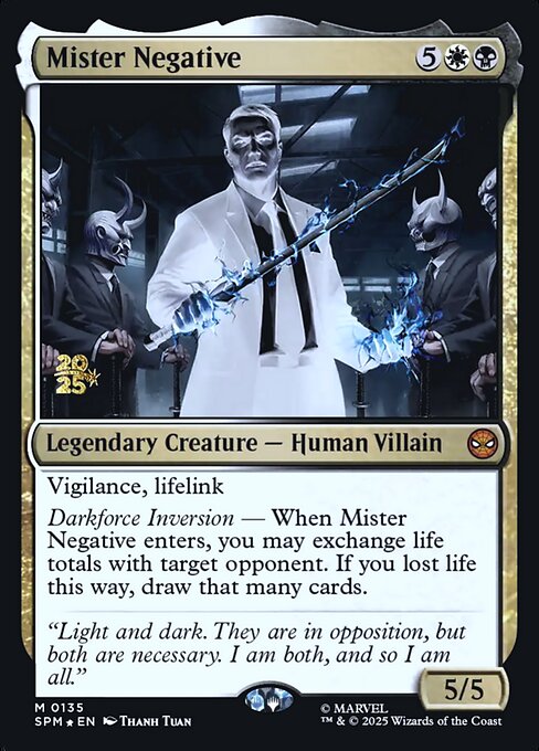 Mister Negative - Foil - Prerelease Promo