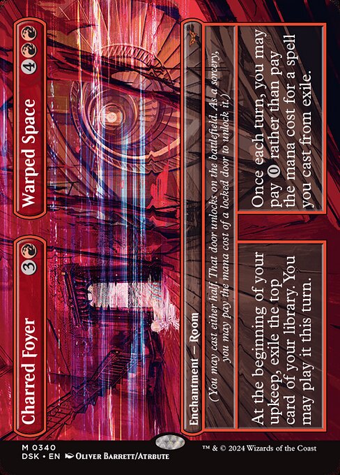 Charred Foyer // Warped Space - Foil