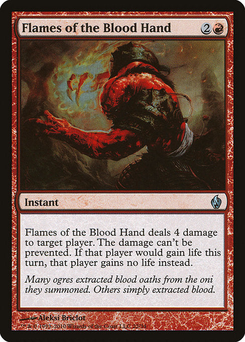 Flames of the Blood Hand - Foil