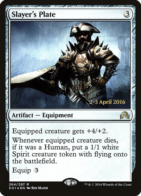 Slayer's Plate - Foil - Prerelease Promo