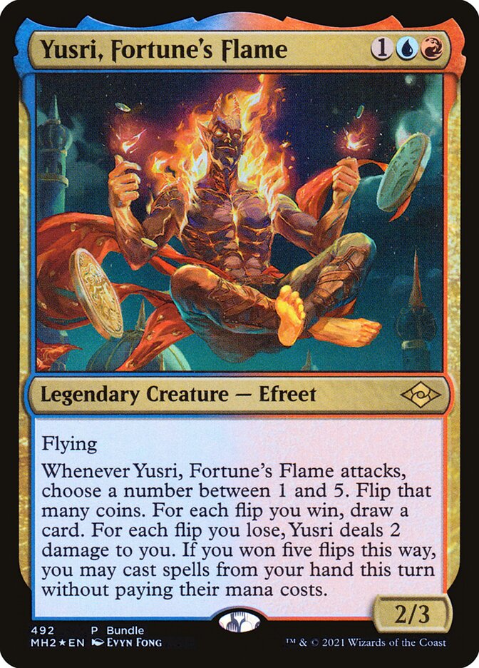 Yusri, Fortune's Flame - Bundle Promo Foil