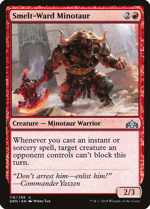 Smelt-Ward Minotaur - Foil