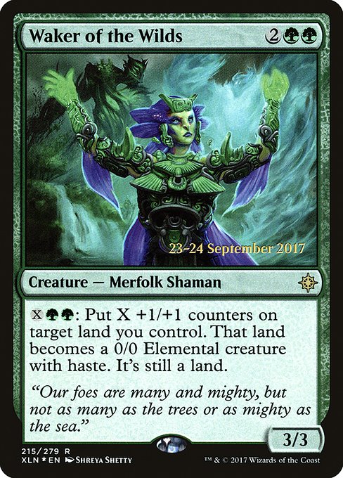 Waker of the Wilds - Foil - Prerelease Promo
