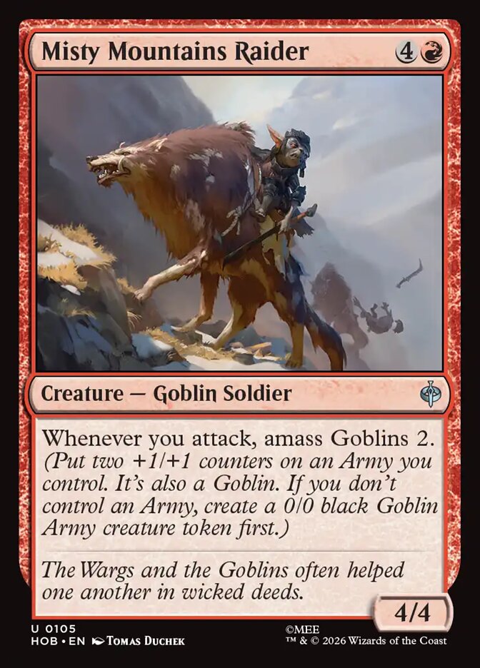 Misty Mountains Raider - Foil