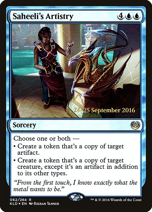 Saheeli's Artistry - Foil - Prerelease Promo