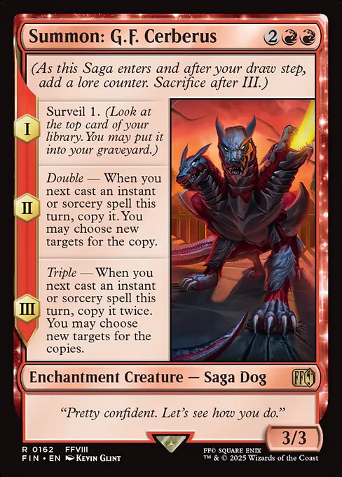 Summon: G.F. Cerberus - Foil