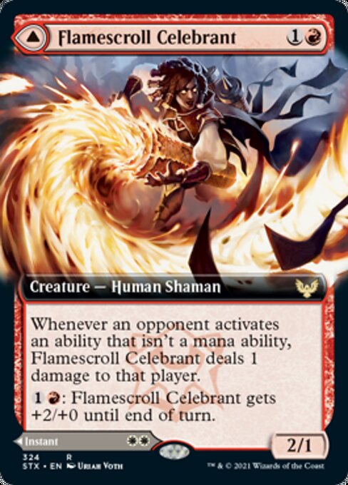 Flamescroll Celebrant - Foil
