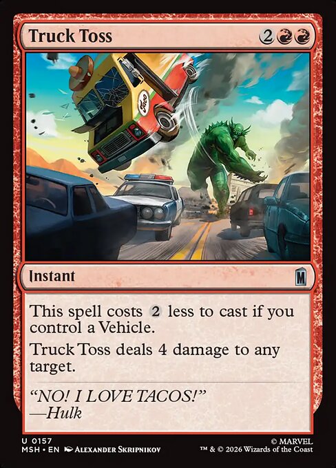 Truck Toss - Foil