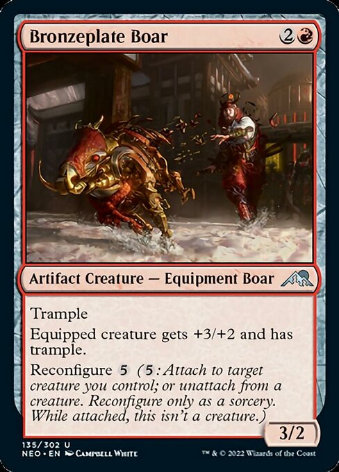 Bronzeplate Boar - Foil