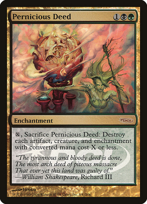 Pernicious Deed - Foil - Judge Promo