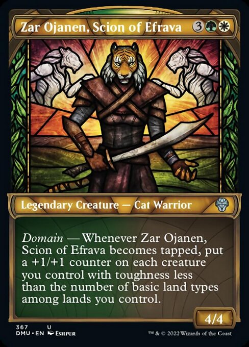 Zar Ojanen, Scion of Efrava - Textured Foil